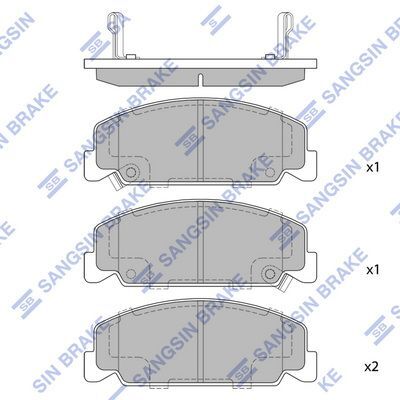 HiQ Front Brake Pads Set SP1427