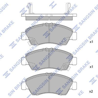 HiQ Front Brake Pads Set SP2032