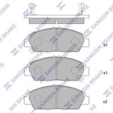 HiQ Front Brake Pads Set SP1431