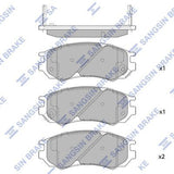 HiQ Front Brake Pads Set SP1542
