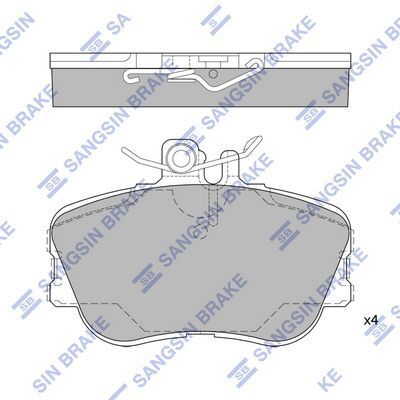 HiQ Front Brake Pads Set SP1980