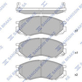 HiQ Front Brake Pads Set SP2011
