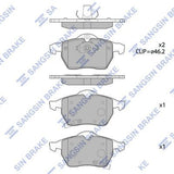 HiQ Front Brake Pads Set SP1757