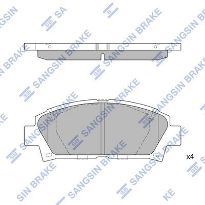 HiQ Front Brake Pads Set SP1466