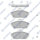HiQ Front Brake Pads Set SP1571