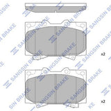 HiQ Front Brake Pads Set SP1379