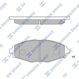 HiQ Front Brake Pads Set SP1086