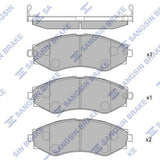 HiQ Front Brake Pads Set SP1103