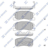 HiQ Front Brake Pads Set SP1610