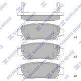 HiQ Rear Brake Pads Set SP2022