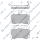 HiQ Rear Brake Pads Set SP1522