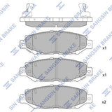 HiQ Rear Brake Pads Set SP1432