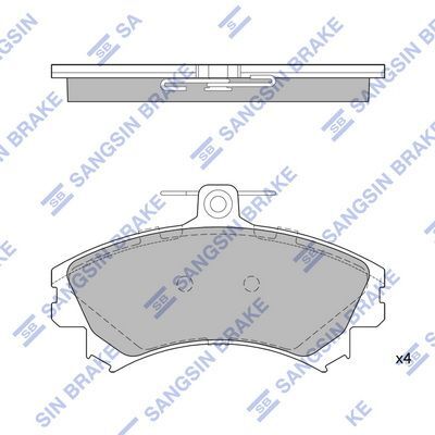 HiQ Front Brake Pads Set SP1859