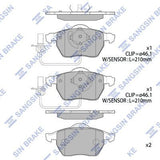 HiQ Front Brake Pads Set SP2001A
