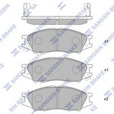 HiQ Front Brake Pads Set SP1156
