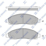 HiQ Front Brake Pads Set SP1408
