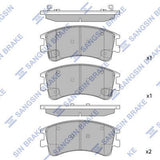 HiQ Front Brake Pads Set SP1518