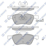 HiQ Front Brake Pads Set SP2243