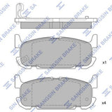 HiQ Rear Brake Pads Set SP1525
