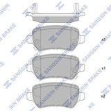 HiQ Rear Brake Pads Set SP1536