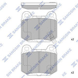 HiQ Rear Brake Pads Set SP1495