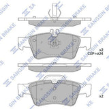 HiQ Rear Brake Pads Set SP2209