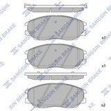 HiQ Front Brake Pads Set SP1161