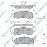 HiQ Rear Brake Pads Set SP1512