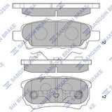 HiQ Rear Brake Pads Set SP2111