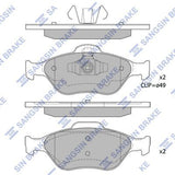 HiQ Front Brake Pads Set SP1565