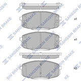 HiQ Front Brake Pads Set SP4098