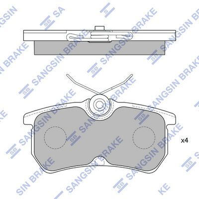 HiQ Rear Brake Pads Set SP1865
