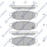 HiQ Rear Brake Pads Set SP2118