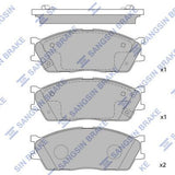 HiQ Front Brake Pads Set SP1164
