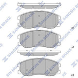 HiQ Front Brake Pads Set SP1204