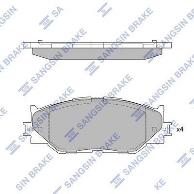 HiQ Front Brake Pads Set SP1543