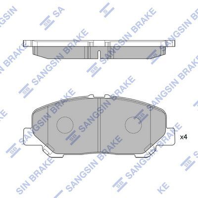 HiQ Front Brake Pads Set SP2183