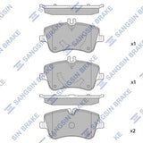 HiQ Front Brake Pads Set SP2191