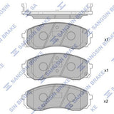 HiQ Front Brake Pads Set SP1890