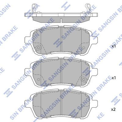 HiQ Front Brake Pads Set SP2113