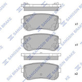 HiQ Rear Brake Pads Set SP1850
