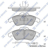 HiQ Front Brake Pads Set SP1273