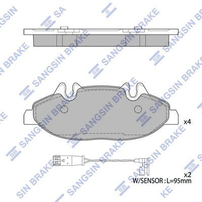 HiQ Front Brake Pads Set SP2331