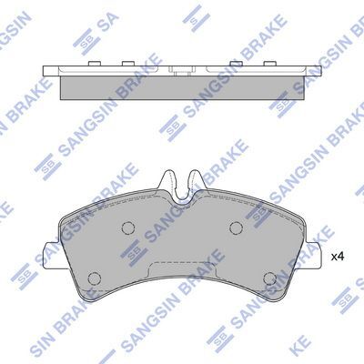 HiQ Rear Brake Pads Set SP1426