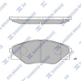 HiQ Front Brake Pads Set SP1544