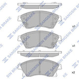 HiQ Front Brake Pads Set SP1362