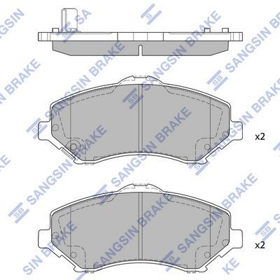 HiQ Front Brake Pads Set SP2185