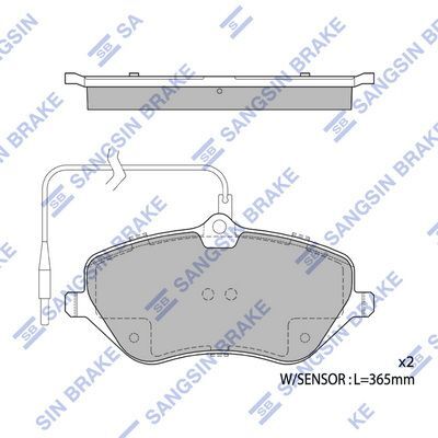 HiQ Front Brake Pads Set SP1973