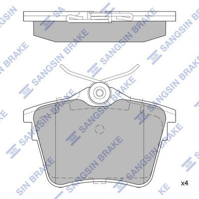 HiQ Rear Brake Pads Set SP1897