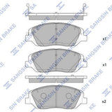 HiQ Front Brake Pads Set SP4102
